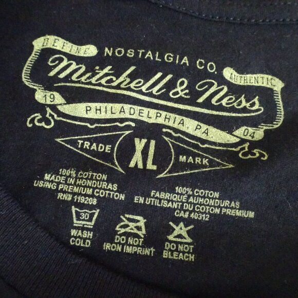 Mitchell & Ness Women's Size XL Black Cotton T-Shirt Official MLS S. Sleeve NWT - Picture 6 of 7